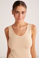 Basic Singlet Pamuklu Kalın Askılı Atlet