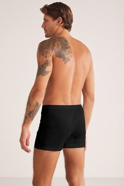 Elite Pamuk Merserize Erkek Boxer XL - Lacivert