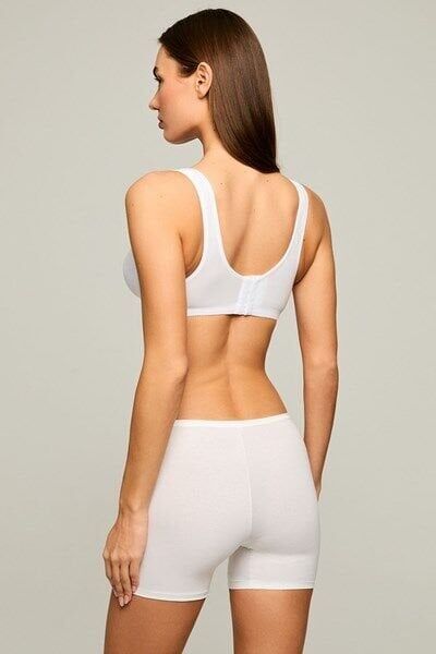 Base Pamuklu Short Külot 36 - beyaz
