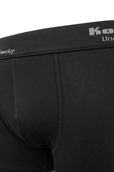 Tight Pamuklu 3 lü Erkek Boxer XL - siyah