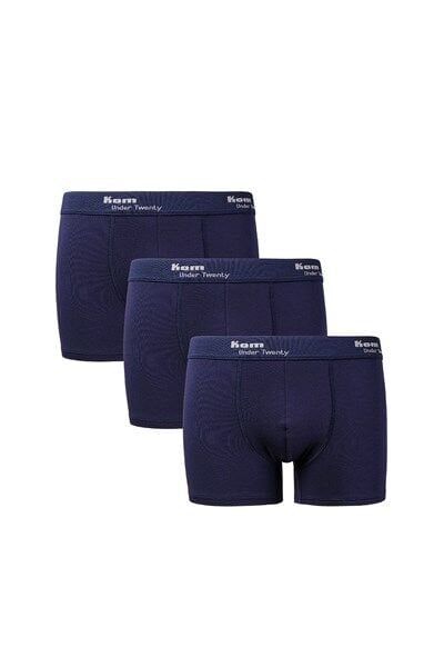 Tight Pamuklu 3 lü Erkek Boxer 2XL - siyah