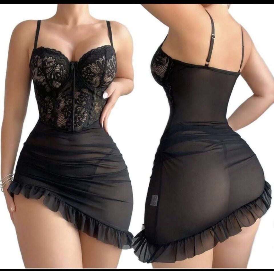 Dantelli mini gecelik