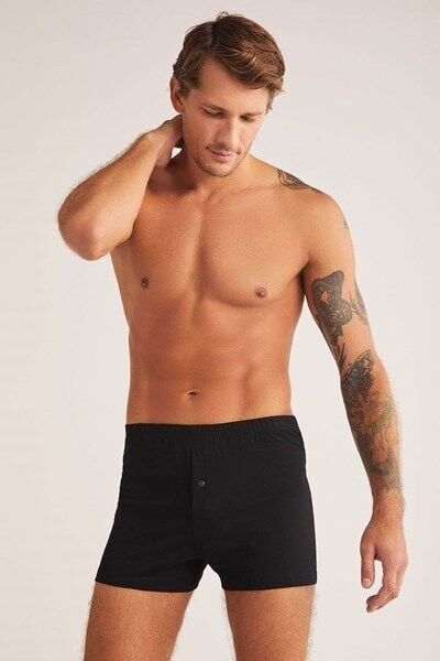 Adrian Pamuklu 2 li Erkek Boxer 3XL - beyaz