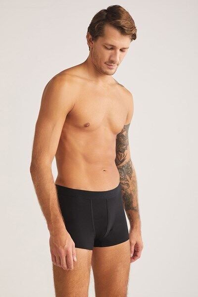 Troy Mikro Modal 2li Erkek Boxer M - siyah