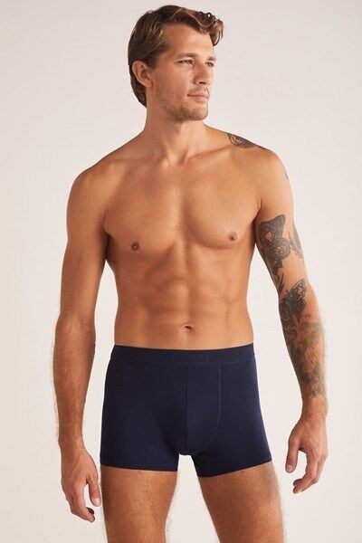 Troy Mikro Modal 2li Erkek Boxer XL - Lacivert