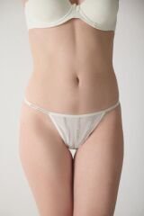 Taşlı String Tül Külot