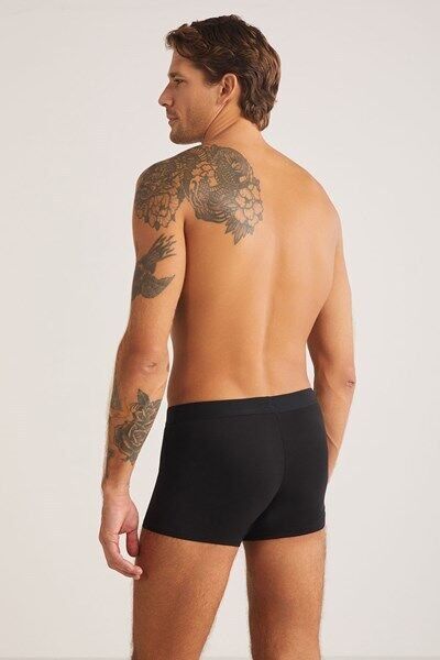 Troy Mikro Modal 2li Erkek Boxer 3XL - siyah