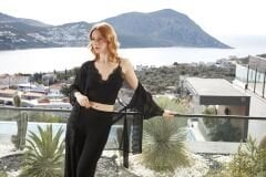 Şifon Sabahlıklı 3'lü Pijama Takımı