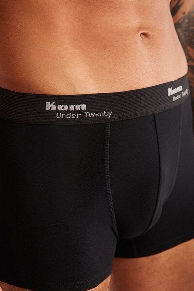 Tight Pamuklu 2 li Erkek Boxer 2XL - siyah