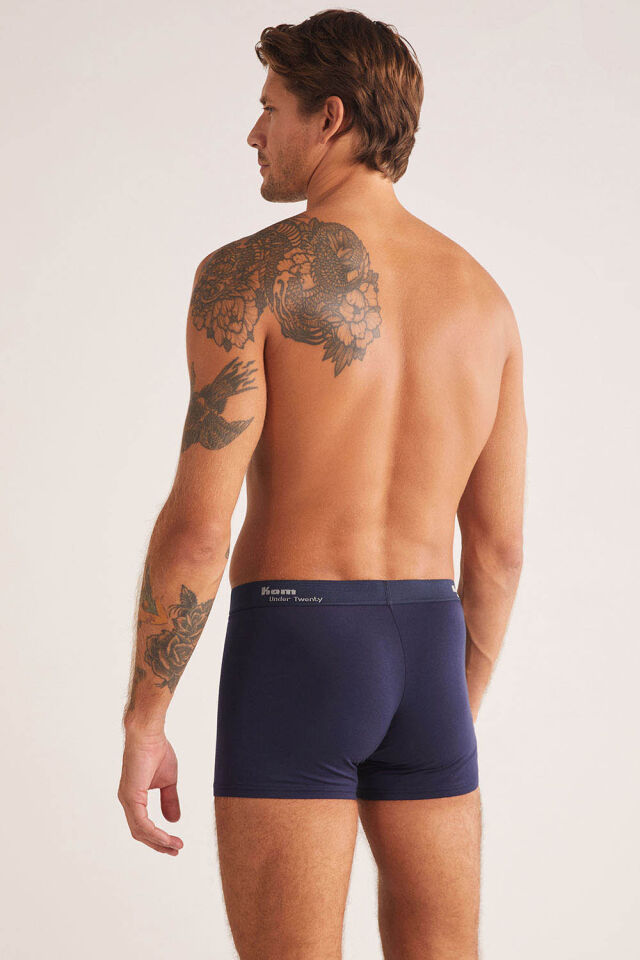 Tight Pamuklu 2 li Erkek Boxer L - Lacivert