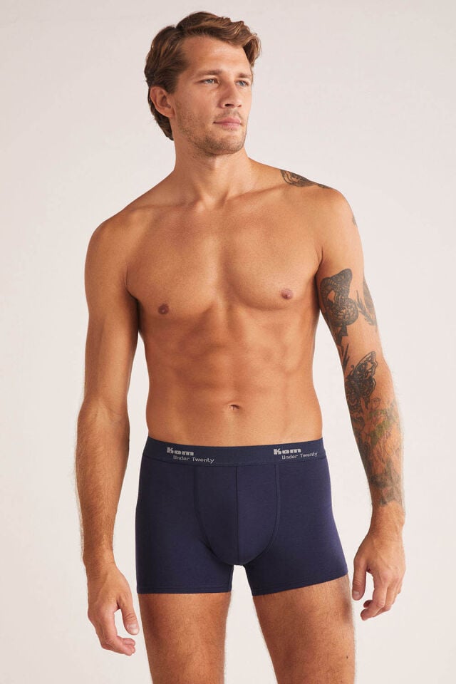 Tight Pamuklu 2 li Erkek Boxer 2XL - Lacivert