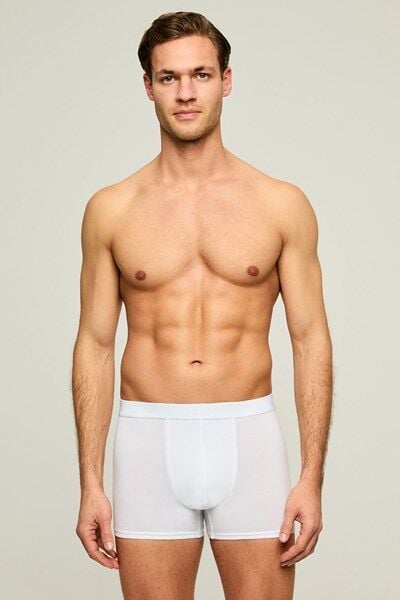 Troy Mikro Modal 2li Erkek Boxer M - beyaz