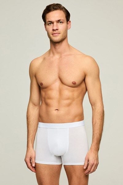 Troy Mikro Modal 2li Erkek Boxer M - beyaz