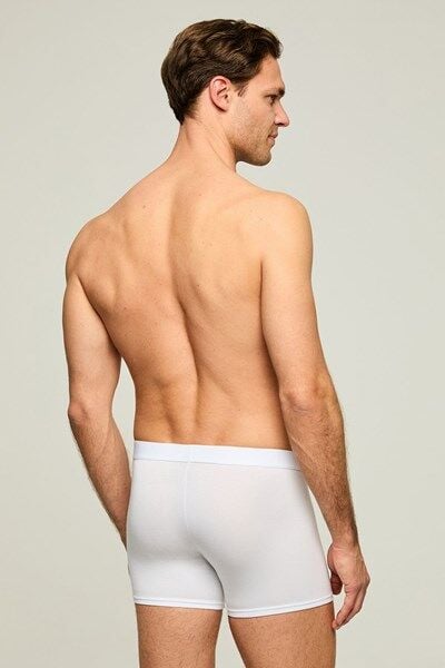 Troy Mikro Modal 2li Erkek Boxer M - beyaz