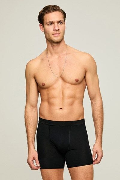 Troy Mikro Modal 2li Erkek Boxer 2XL - siyah