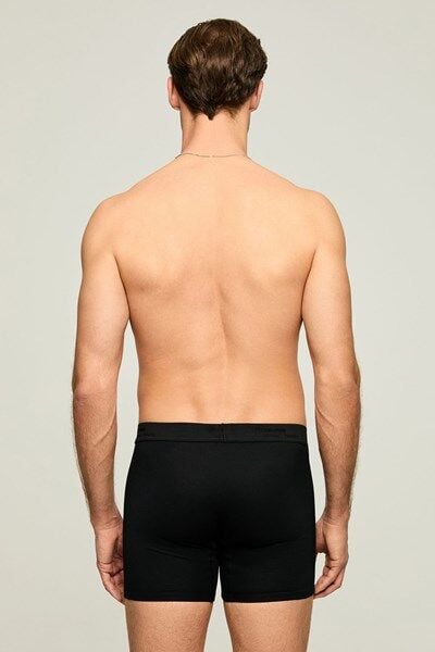 Troy Mikro Modal 2li Erkek Boxer 2XL - siyah