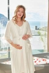 İnci Detay Truvakar Kol Lohusa Sabahlık