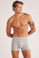 Grey Jakar Desenli Erkek Boxer