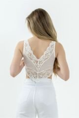 Dantelli Dolgulu Destekli Bralet Sütyen