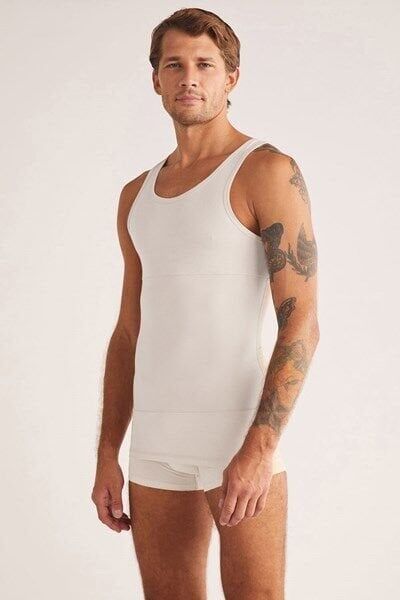 Fit Korse Erkek Atlet S - beyaz