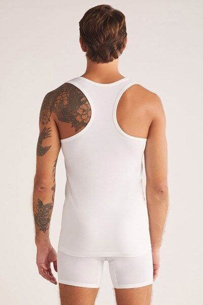 Aytron Halter 2 li Basic Erkek Atlet S - beyaz
