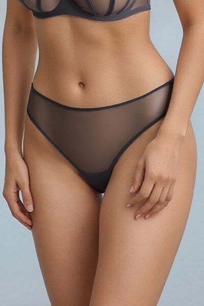 Mell Transparan String 36 - Antrasit