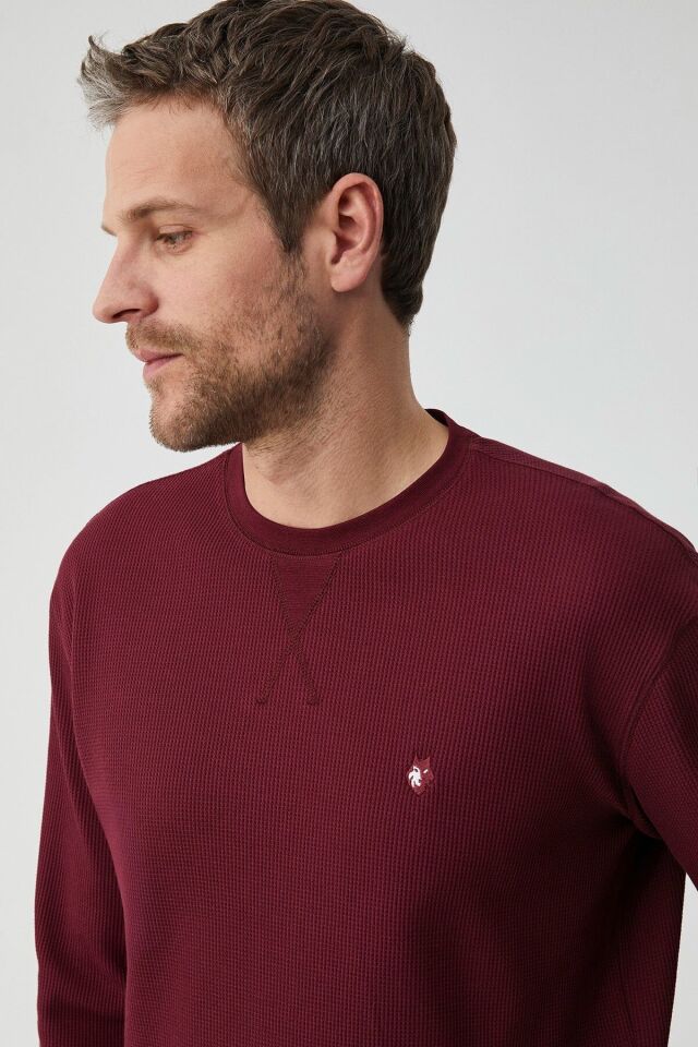 Comfort touch pijama takımı 2XL - bordo