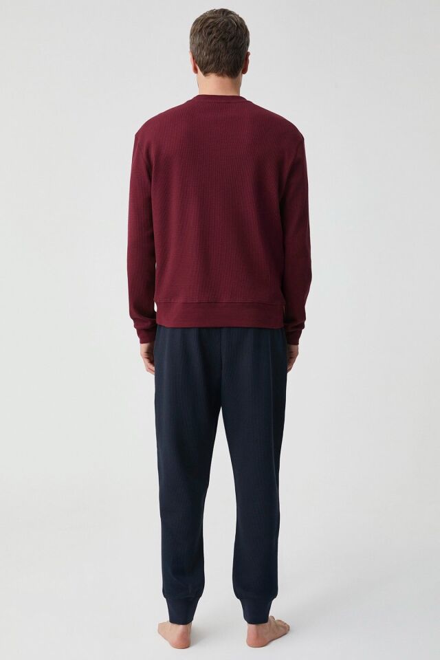 Comfort touch pijama takımı 2XL - bordo