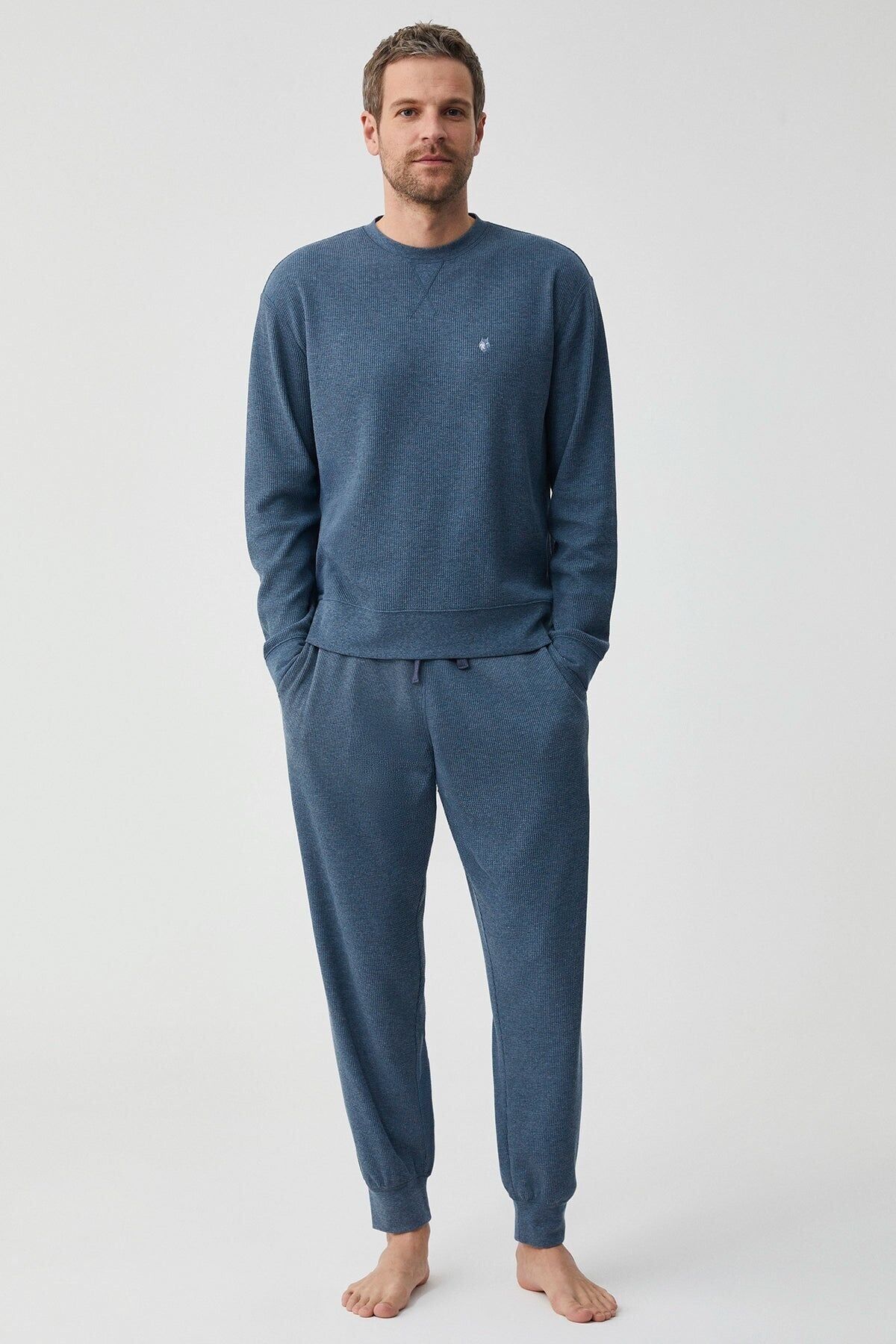 Comfort touch pijama takımı M - İndigo