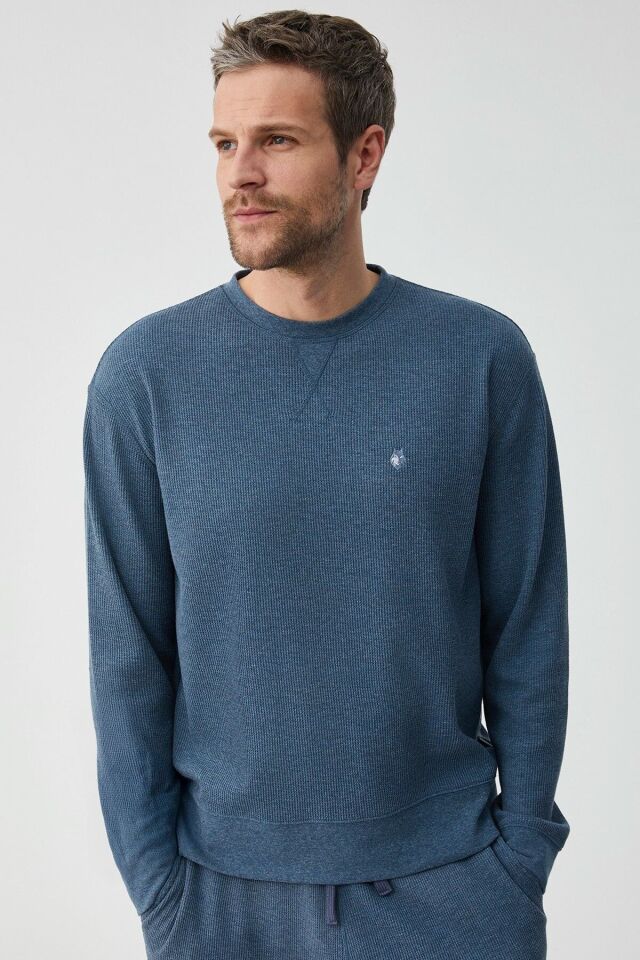 Comfort touch pijama takımı L - İndigo
