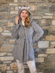 Kapüşonlu Welsoft Sabahlık