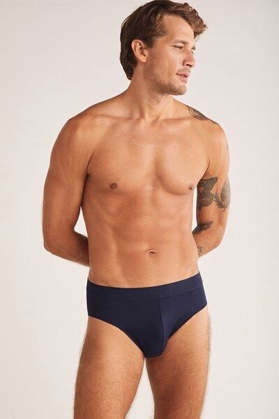 Cesare Mikro Modal 2li Erkek Slip 2XL - Lacivert