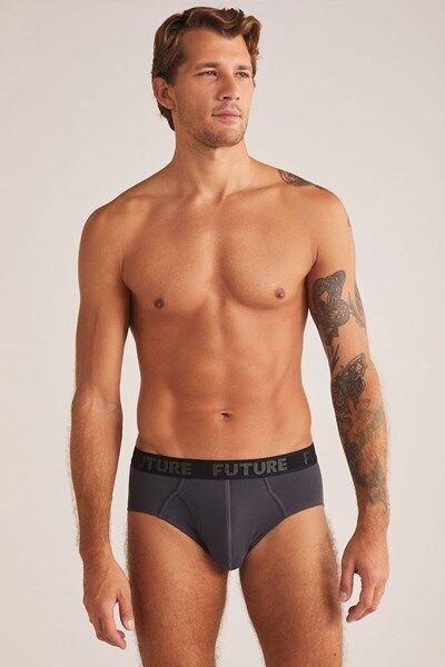 Future Pamuk Modal Biyeli Erkek Slip 2XL - siyah