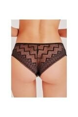 Deri-Zigzag Dantelli Külot