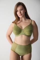 Dantelli Tüllü Yarı Destekli Toparlayıcı Sütyen